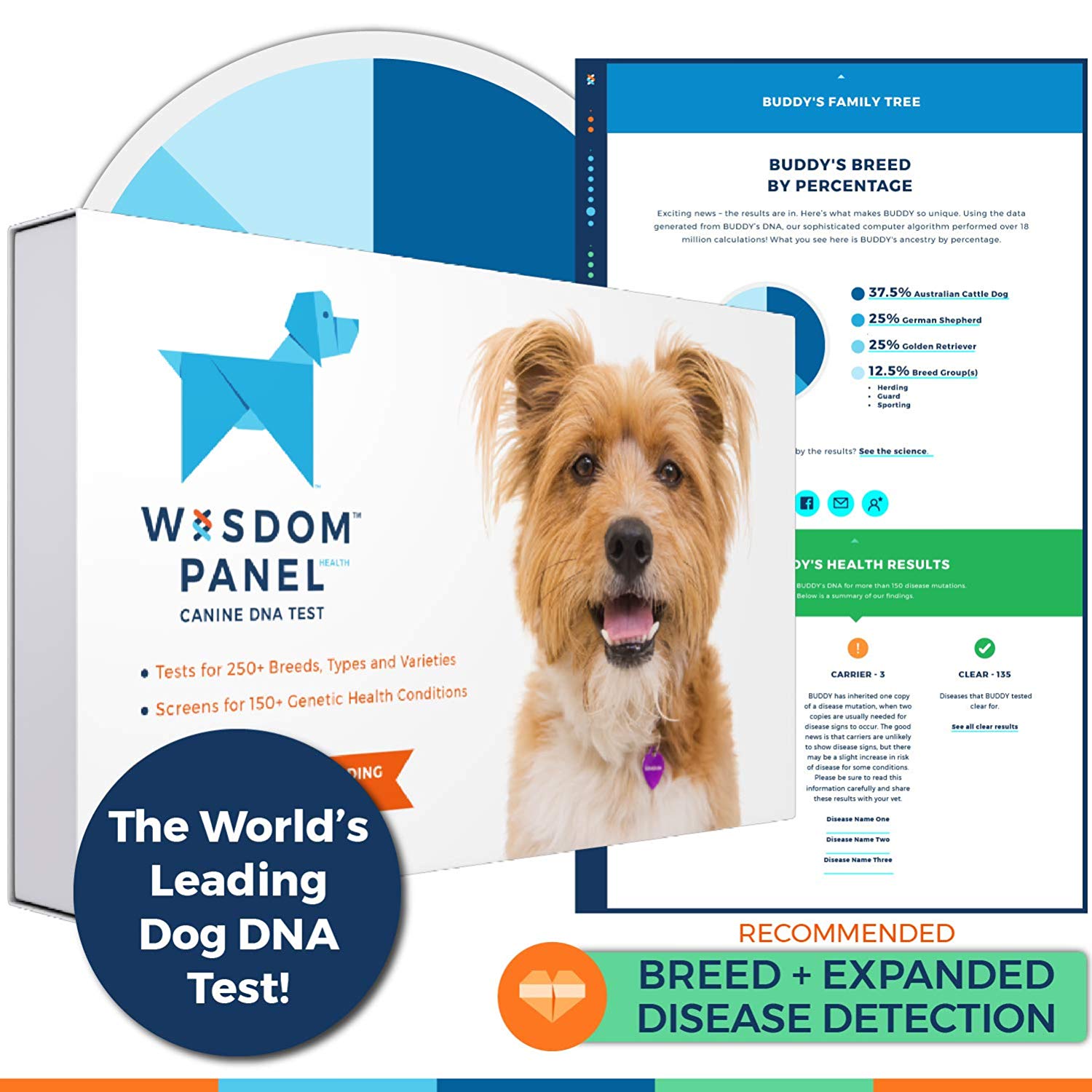 Canine DNA Test - Wisdom Panel