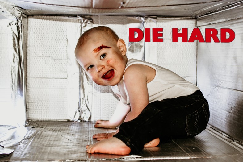Die Hard Toddler Poster