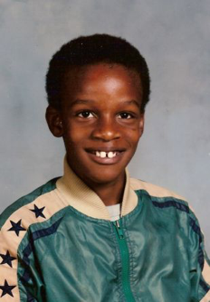 Doyin Richards as a 9-year-old