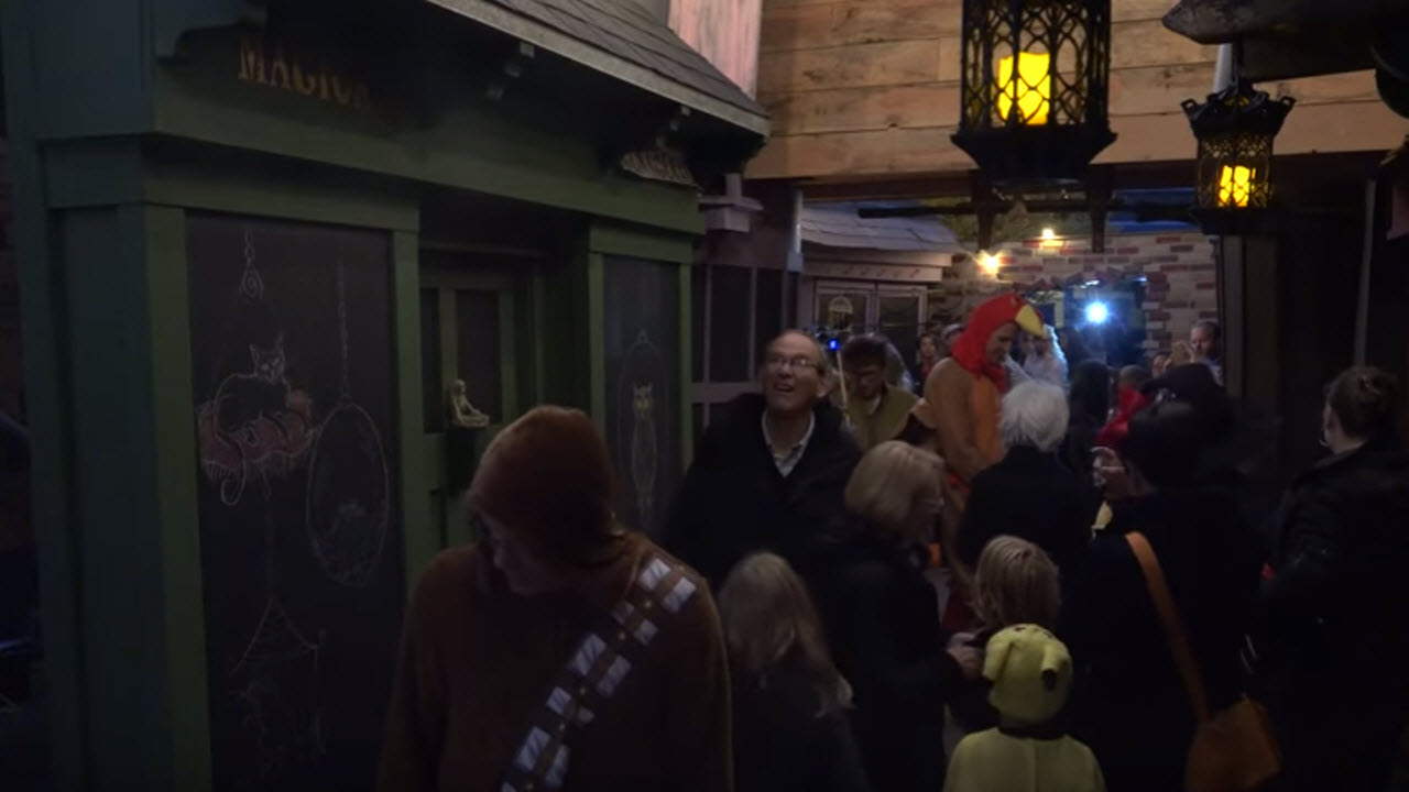 Dad Recreates Harry Potter's Diagon Alley For Daughters