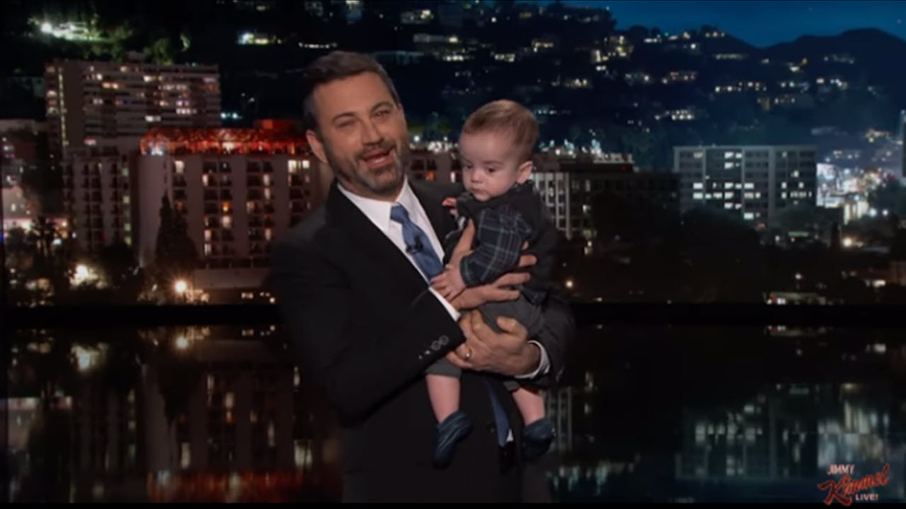 Jimmy Kimmel Shows Off Son Post-Heart Surgery, Gets Emotional About Healthcare