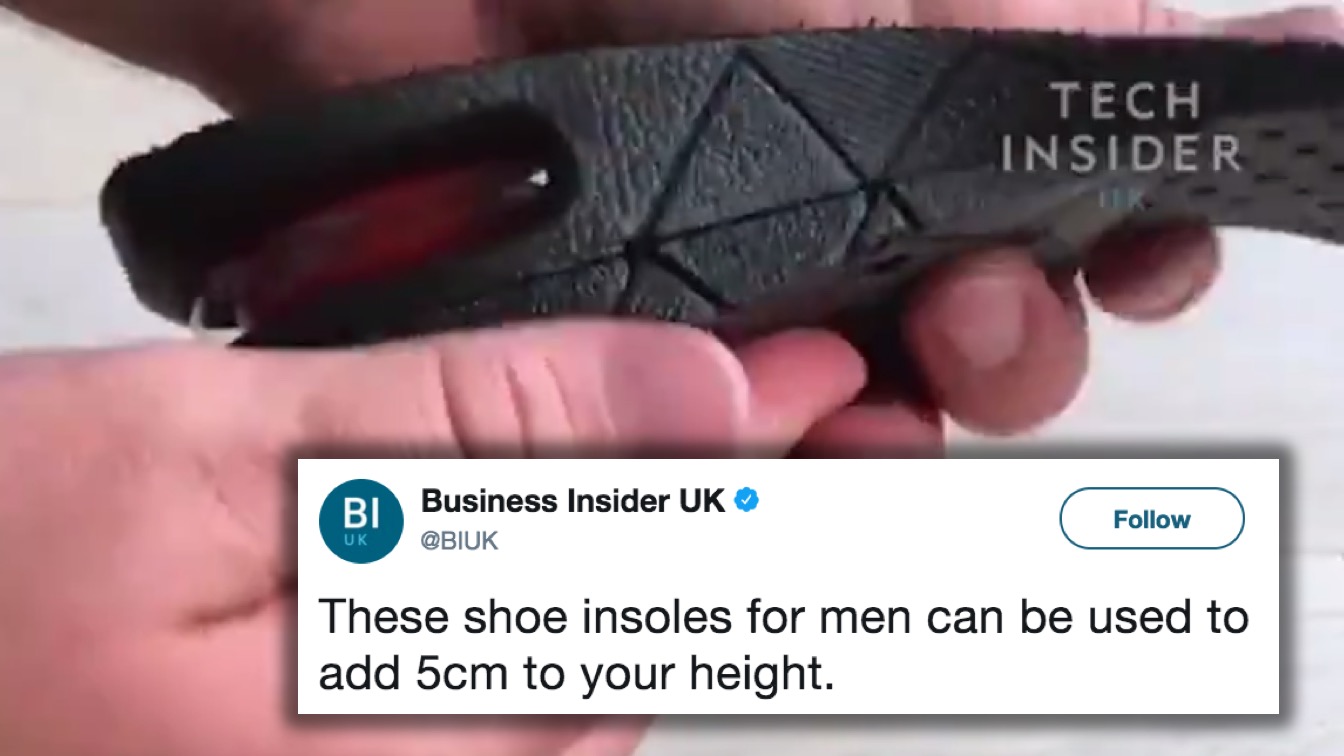 Height-Boosting Insoles Make The Perfect Gift For The Liar In Your Life