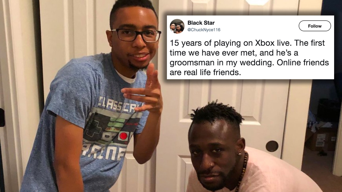 After Gaming Online For Years, Groom Meets Best Man Days Before Wedding