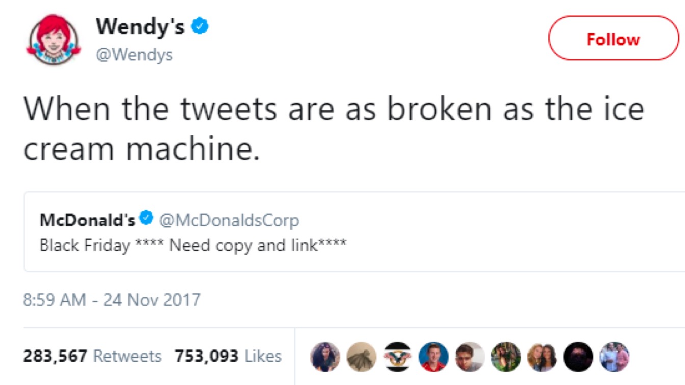 Wendy's Is At It Again, Flame-Broiling Rivals on Social Media