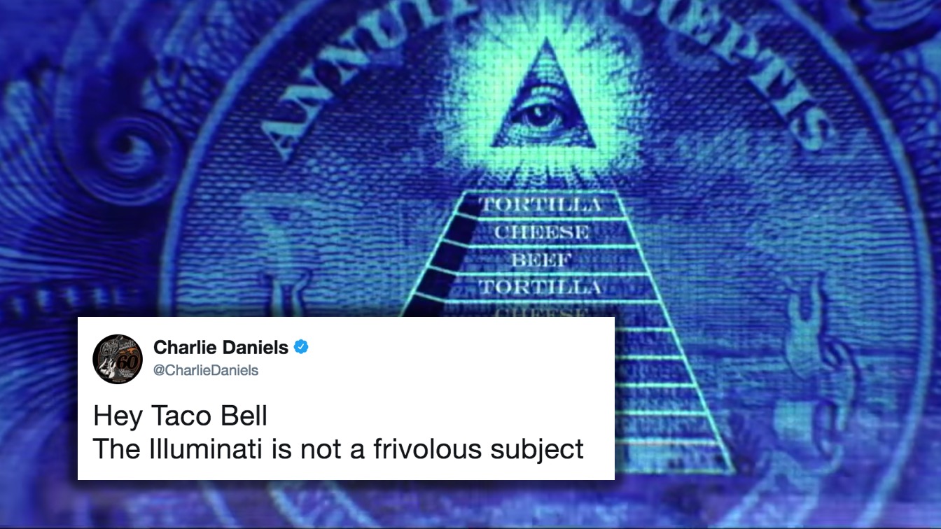 Charlie Daniels Warns Taco Bell Not To Take Illuminati Lightly