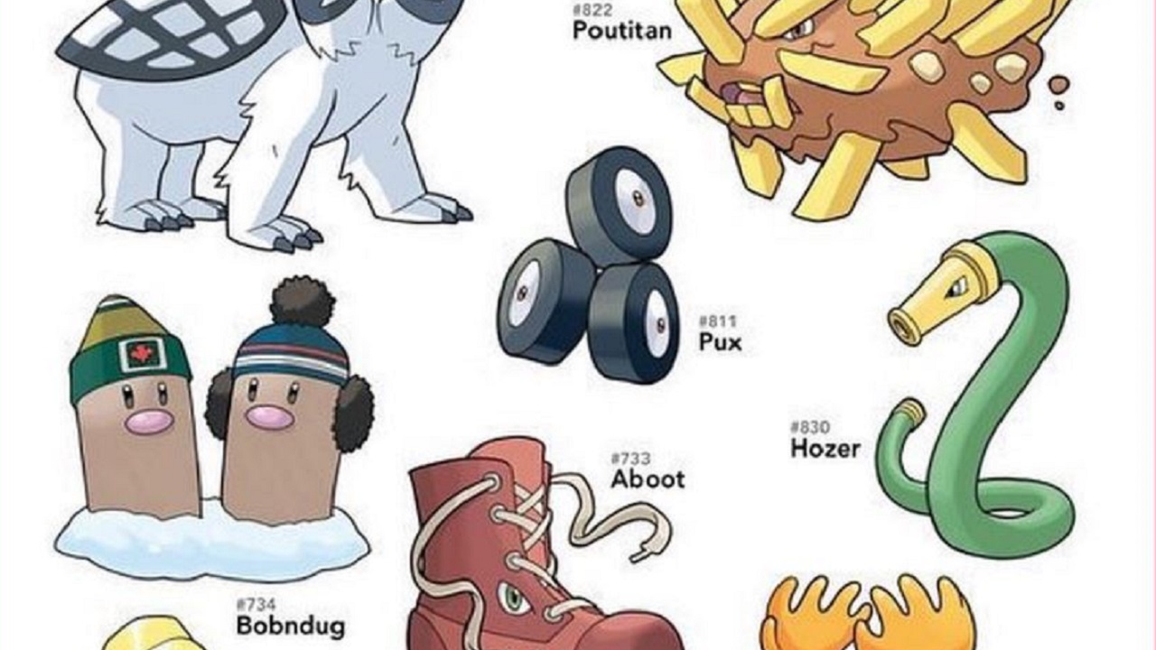 Artist Creates Canadian Versions Of Pokemon Creatures