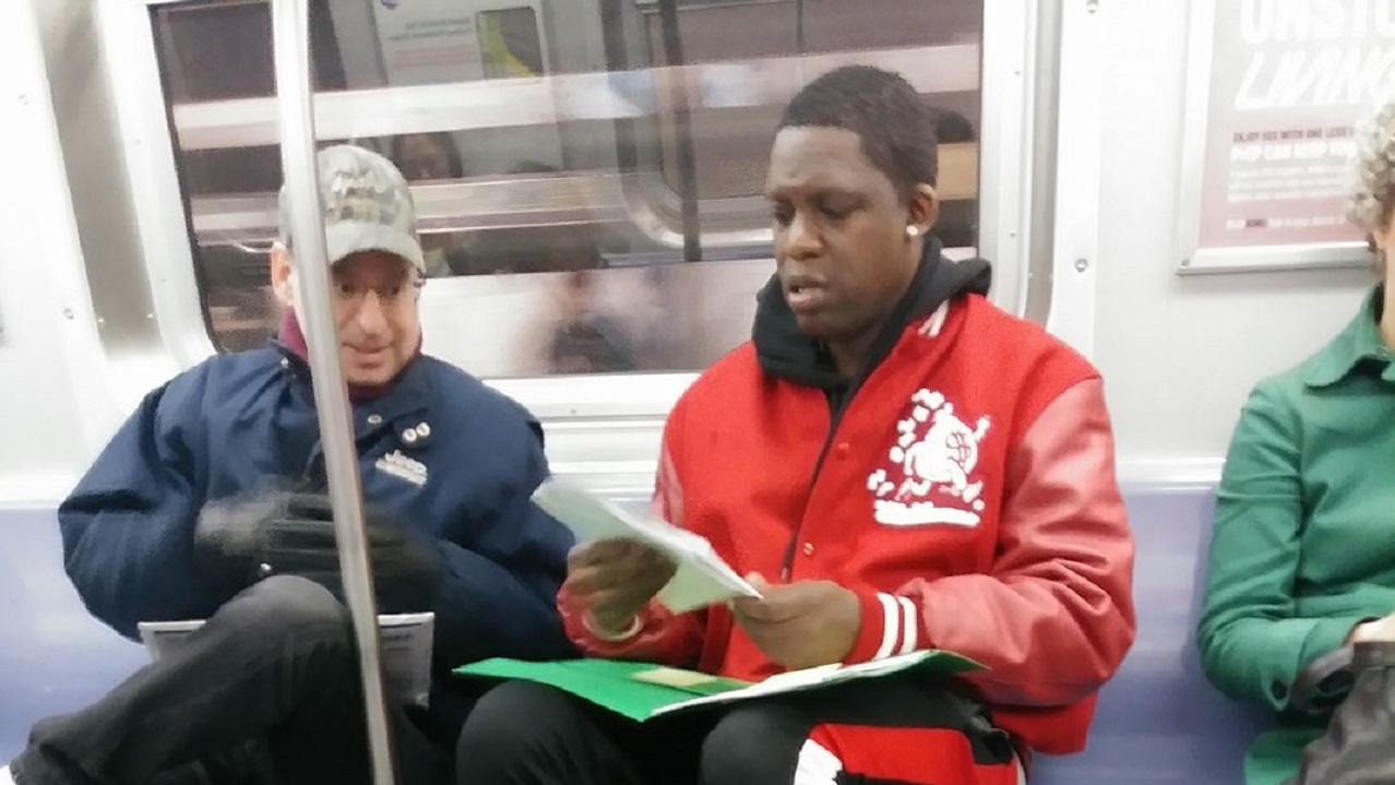 Subway Stranger Helps Dedicated Dad With Common Core