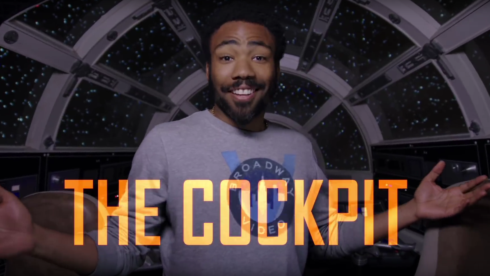 Millennium Falcon Tour With Donald Glover aka Lando Calrissian