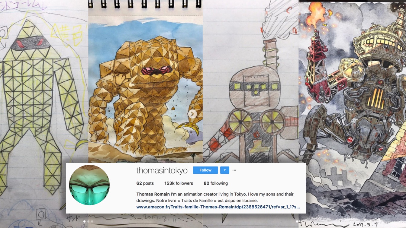 Artist Dad Does Incredible Drawings of His Sons' Art