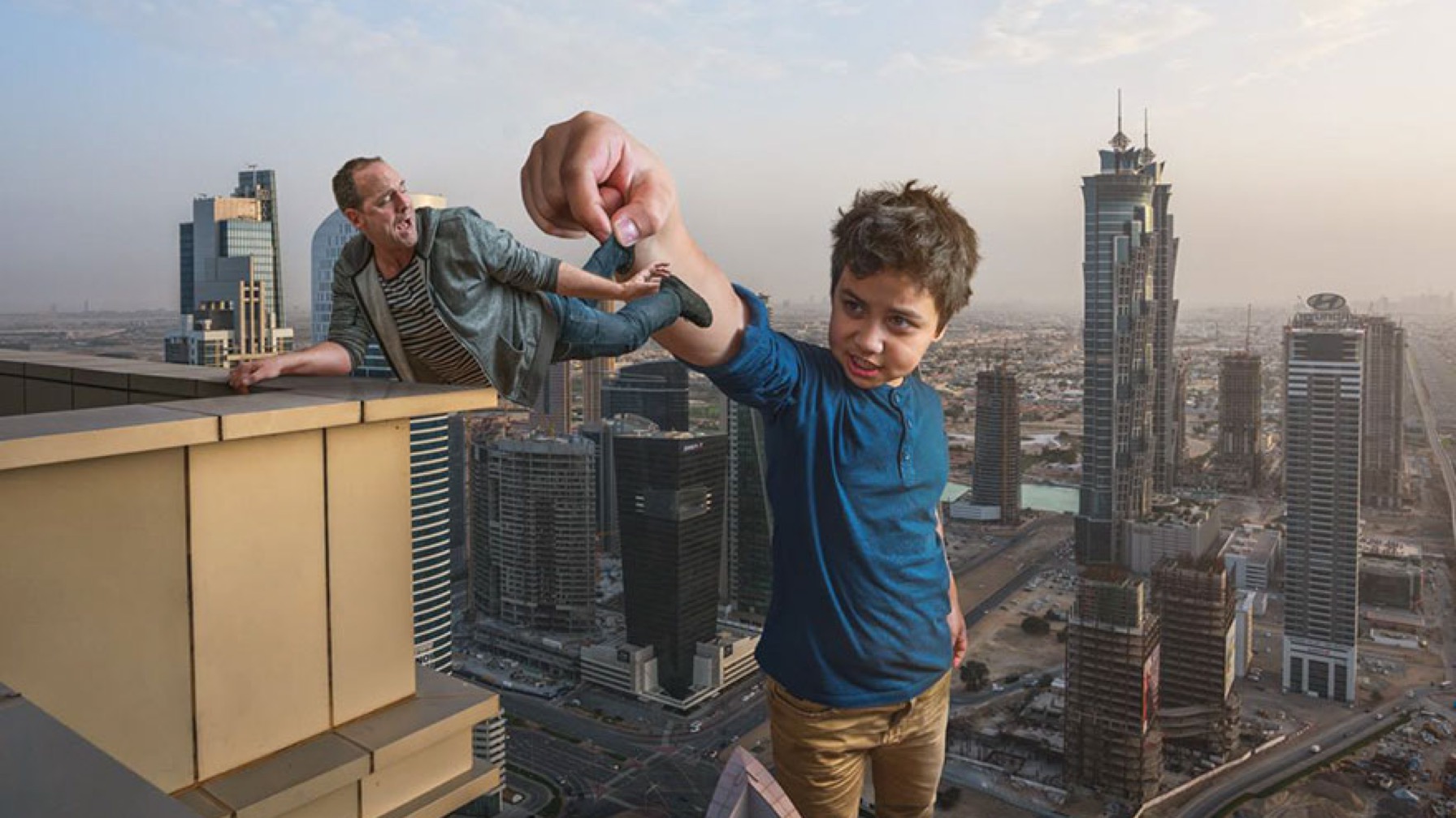 Pro Photographer Dad Photoshops Son Into Epic Scenes