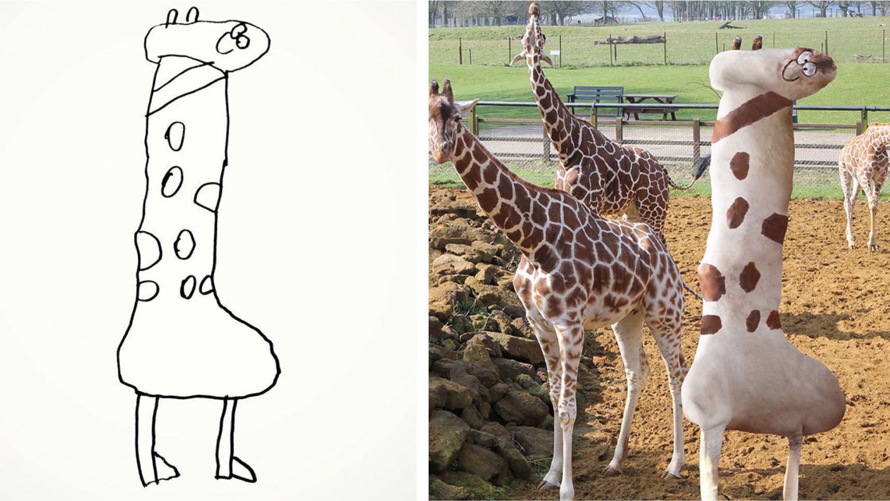 Dad Photoshops Kids' Drawings Into Reality and the Results are Unreal