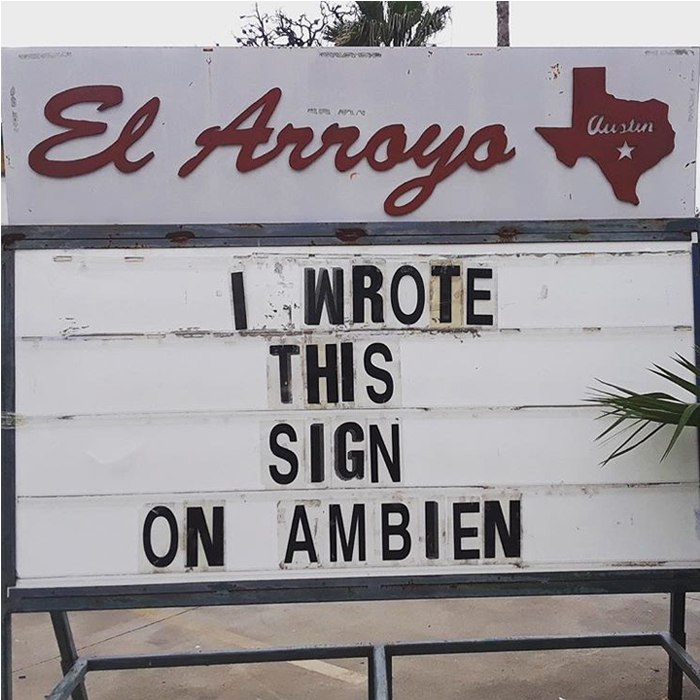 A Restaurant in Texas Serves up Hilarious Signs