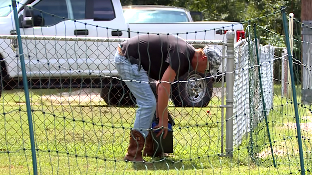 Man Puts up Electric Fence to Keep Kids off Lawn [VIDEO]