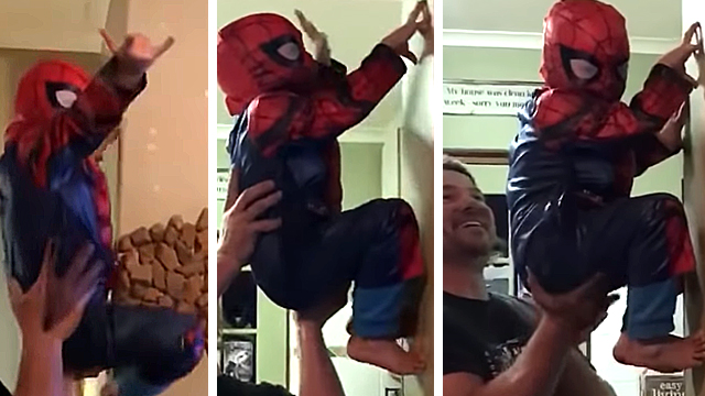 This Spider-Man Is Daddy Powered [VIDEO]
