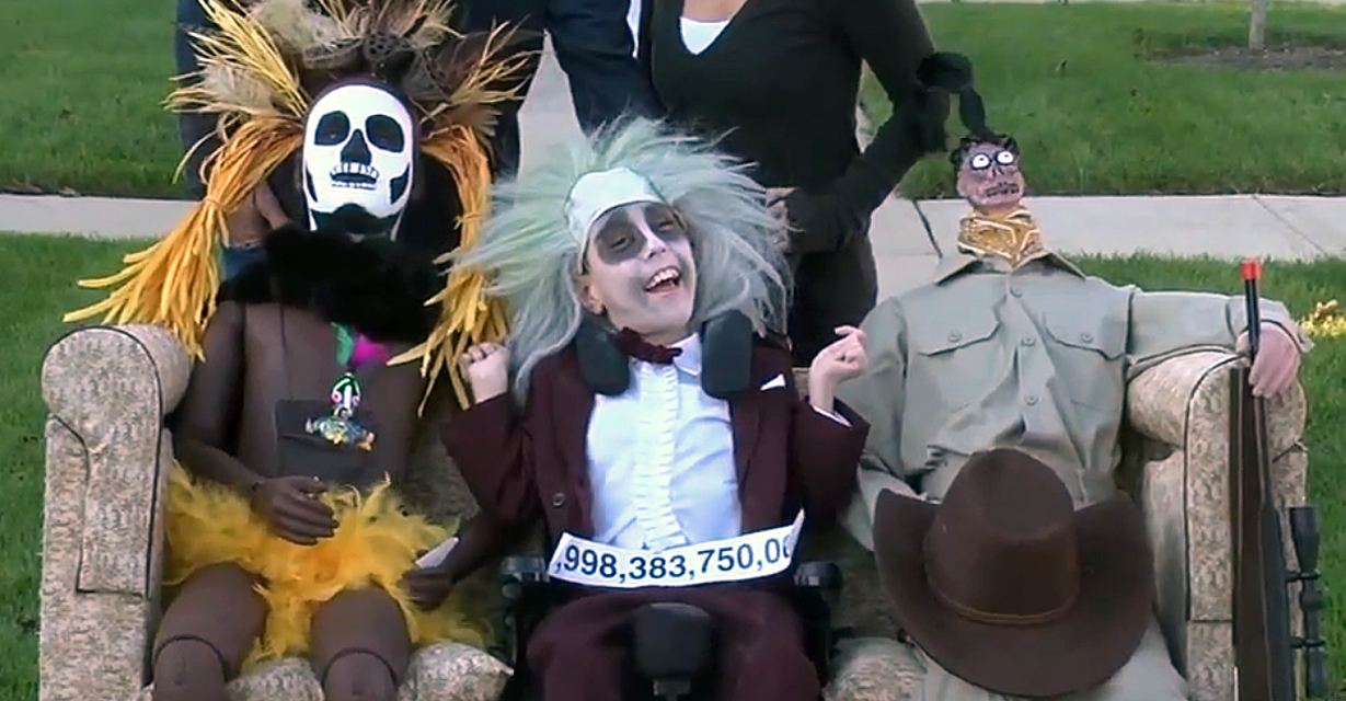 Dad Creates Epic Halloween Costumes for Son With Cerebral Palsy [VIDEO]