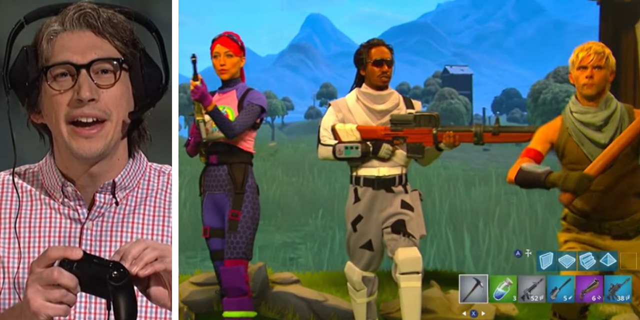 Adam Driver is 'Bad Fortnite Dad' on Saturday Night Live [WATCH]