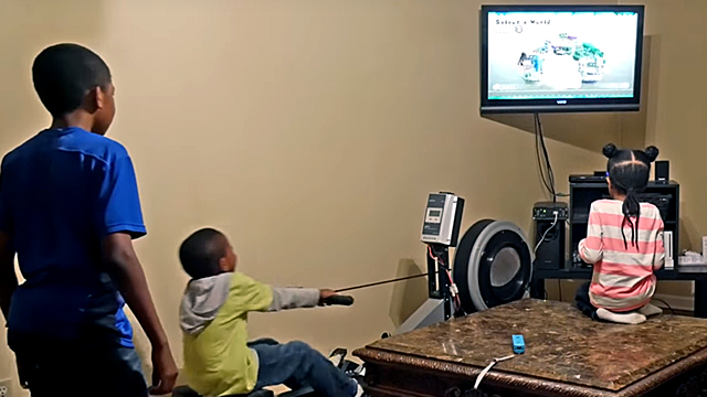 Dad Invents Genius Way to Make Gamer Kids Exercise