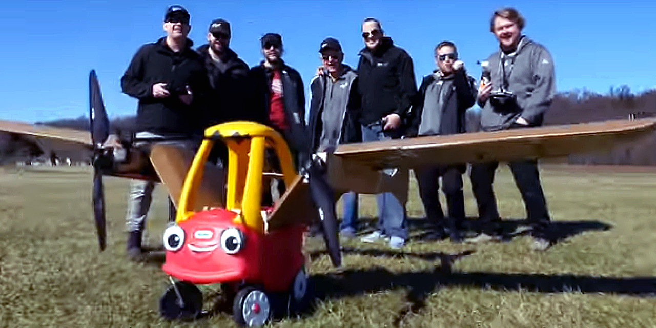 Can These Aviators Make a Little Tikes Coupe Fly? [WATCH]