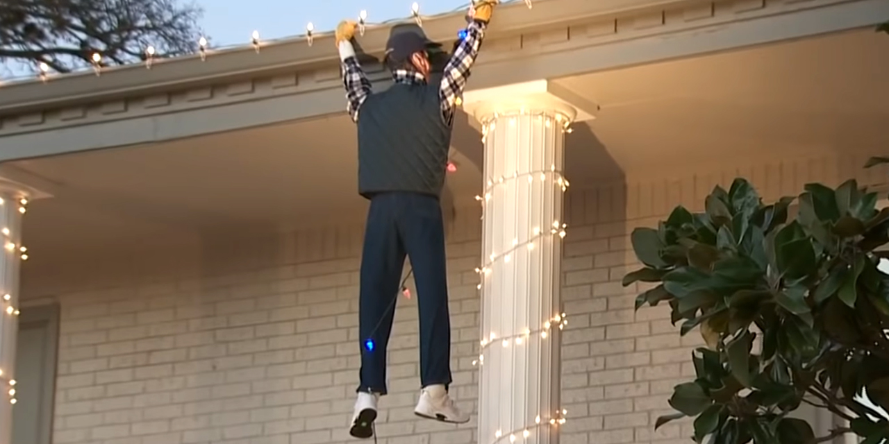 Hanging Clark Griswold Prank