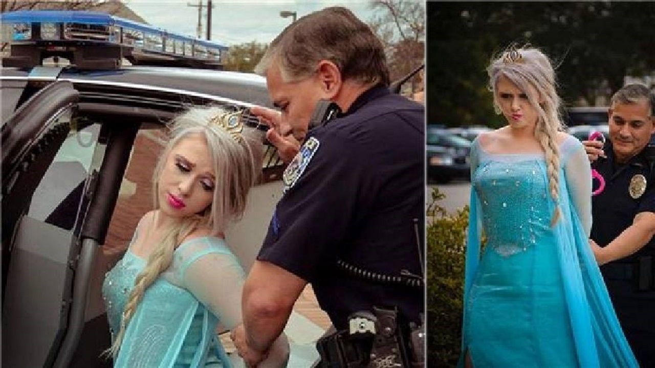 Princess Elsa Gets Arrested for Causing Midwest's Polar Vortex