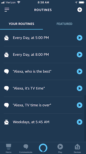 Alexa Routines