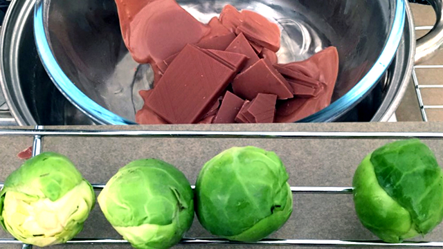 Dad Repeatedly Duped by Daughter's Chocolate Brussels Sprouts Prank