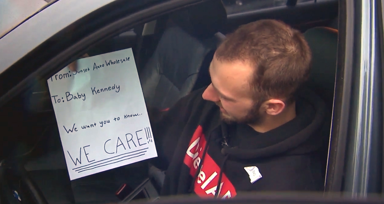 New Dad Rewarded with BMW After Driving Burning Car Away From Hospital