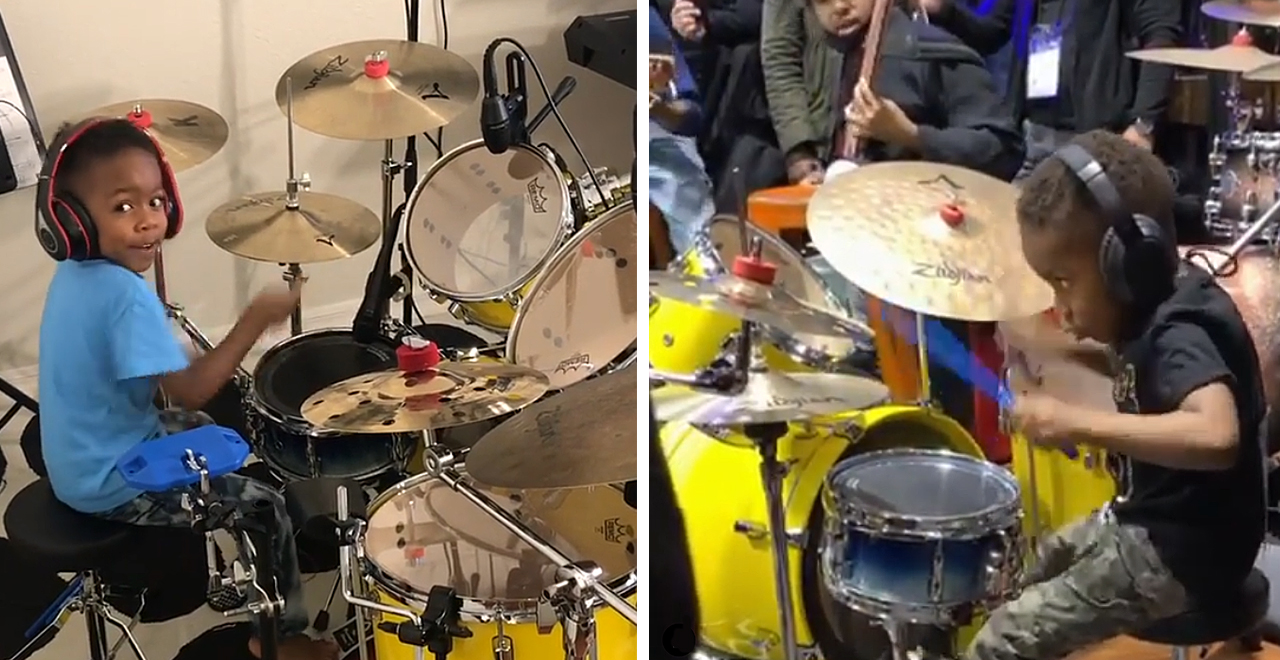 4-Yr-Old Drummer Will Almost Inspire You to Buy Your Kid a Drum Kit