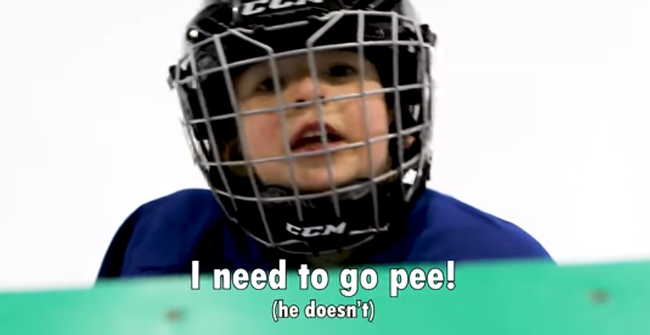 4yo Hockey Player Gets Mic'd Up