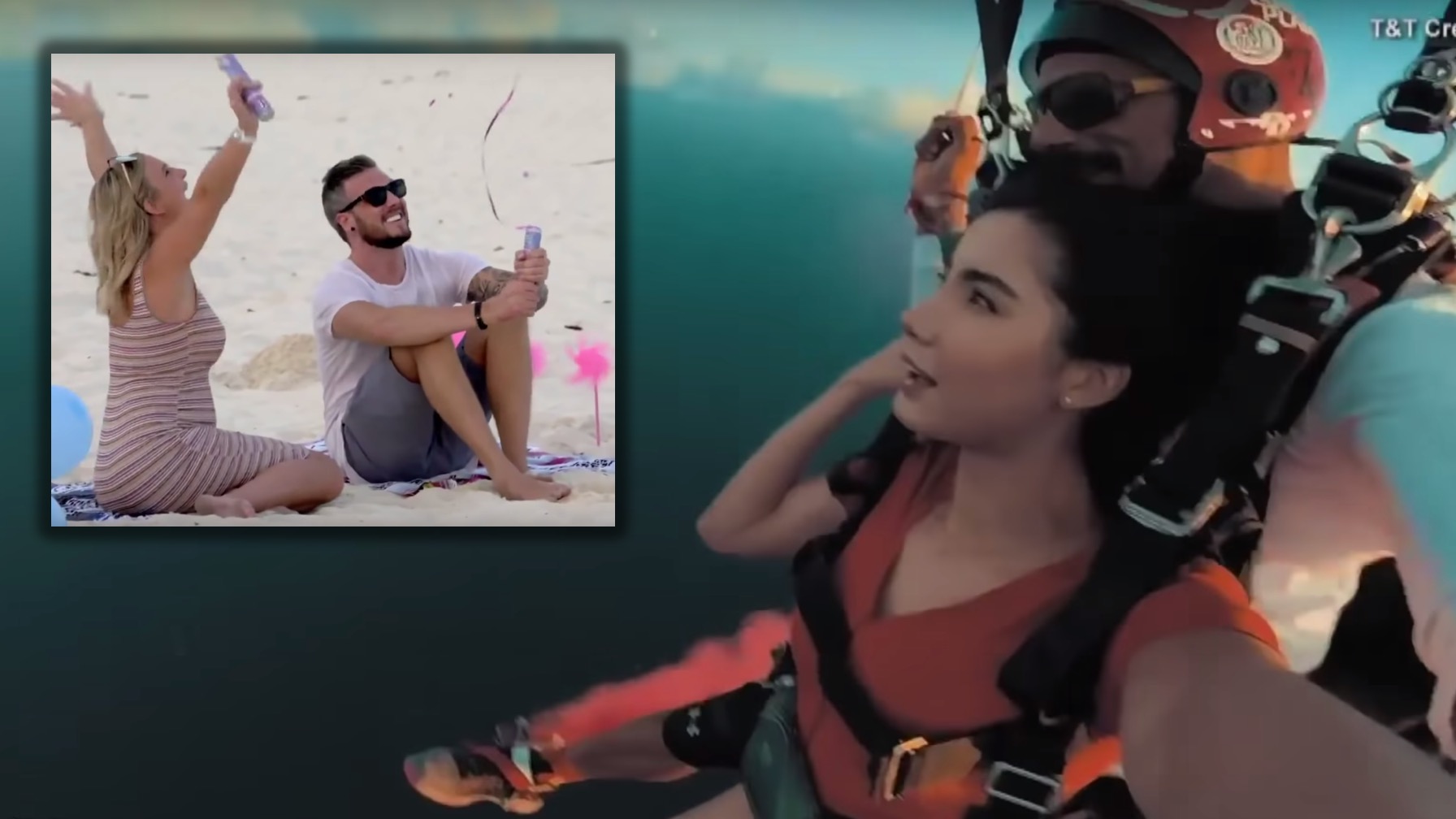 Oh No, Skydiving Gender Reveals Are a Thing Now [WATCH]