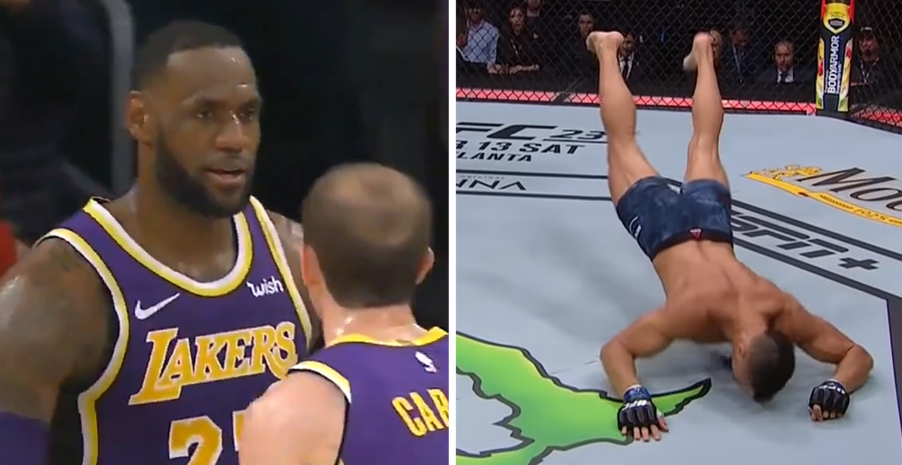 LeBron Is Better Than Jordan, UFC Fighter Dislocates Shoulder Celebrating & More