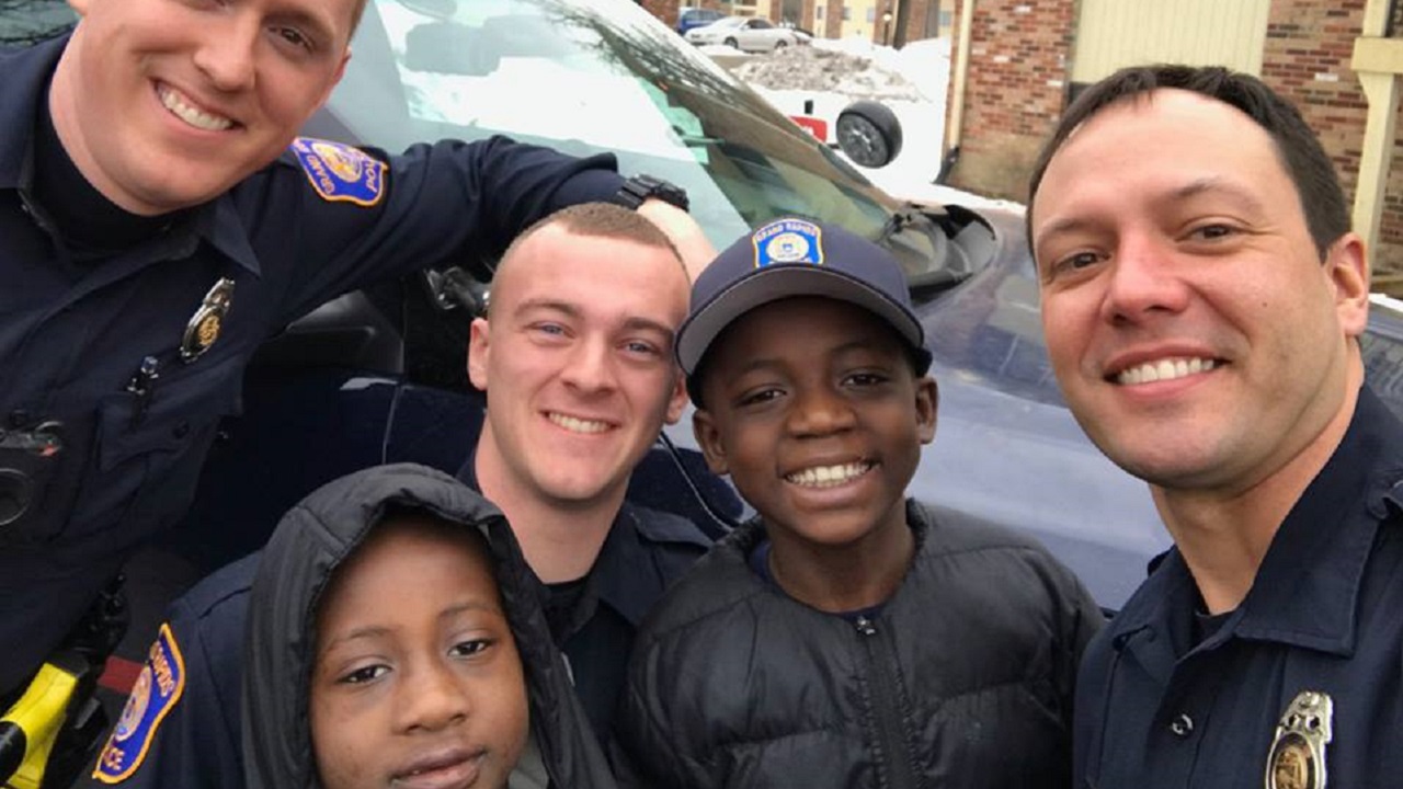 Police Throw Party for 9yo