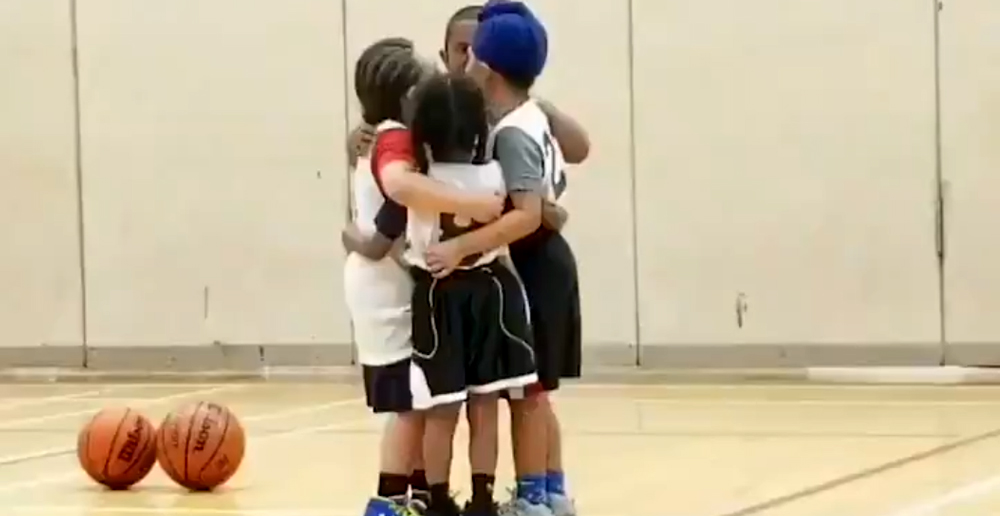 Youth Team Hugs it Out
