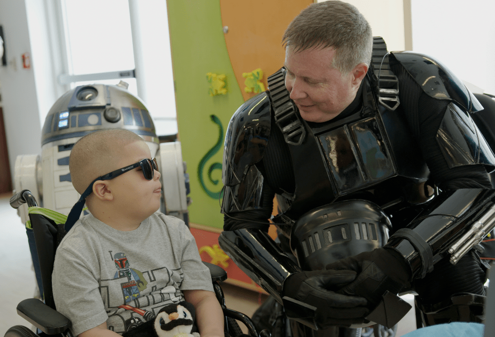 Dad in Star Wars Costume Honors Son’s Memory By Raising Spirits, Awareness