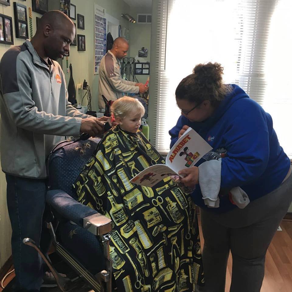 Reading During a Haircut