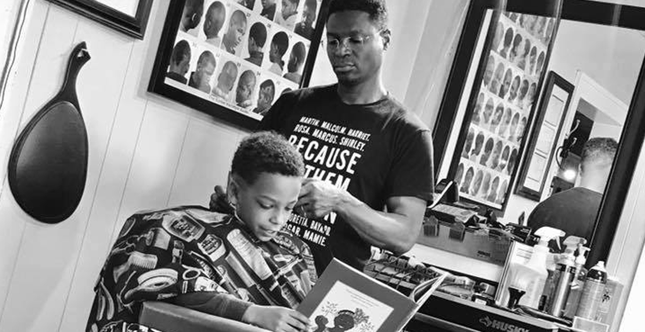 Barber Shop Cuts Prices for Kids who Read