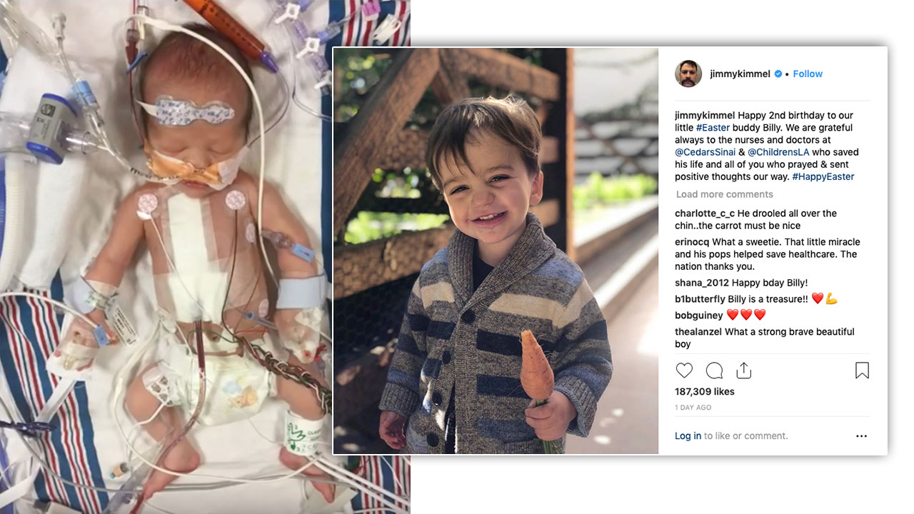 Jimmy Kimmel Pays Gratitude to Hospital Staff on his Son's 2nd Birthday