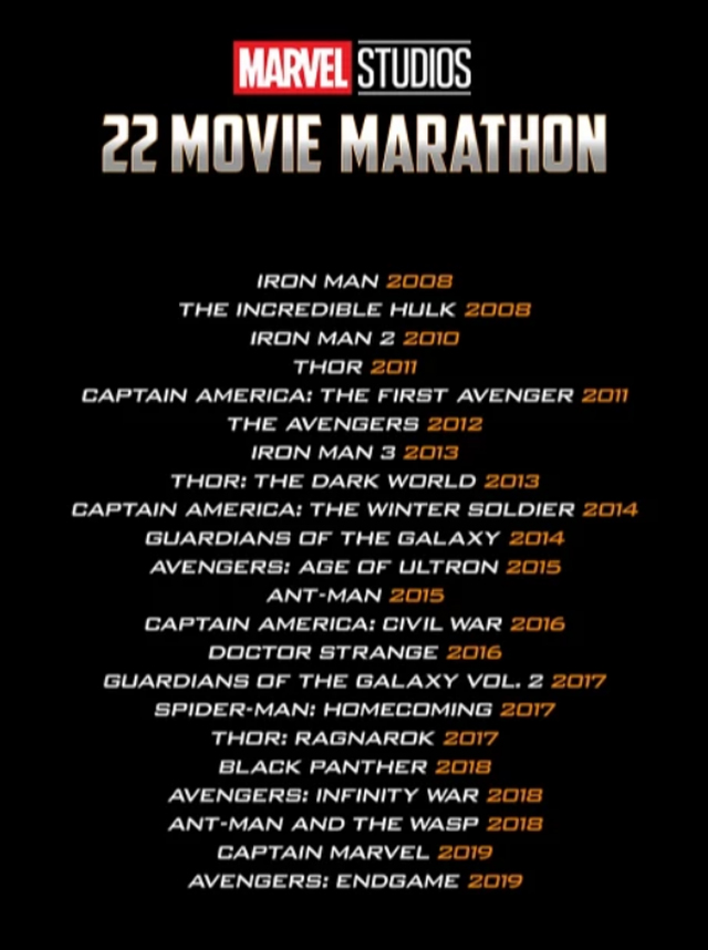 Marvel Marathon