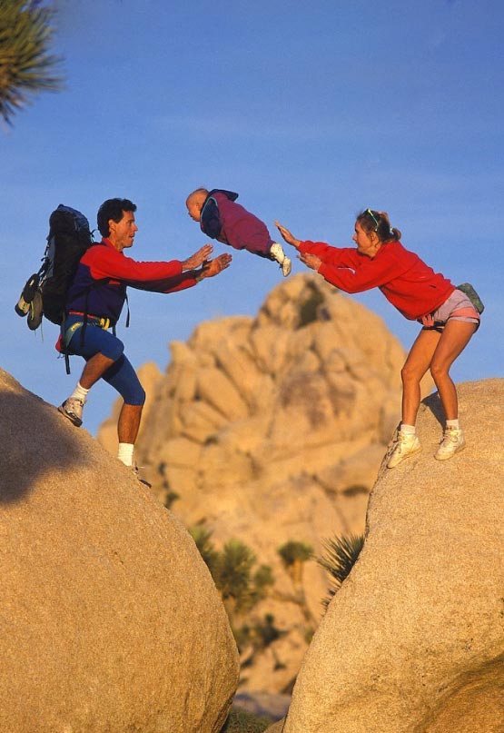 Baby Tossed Across Cavern Patagonia