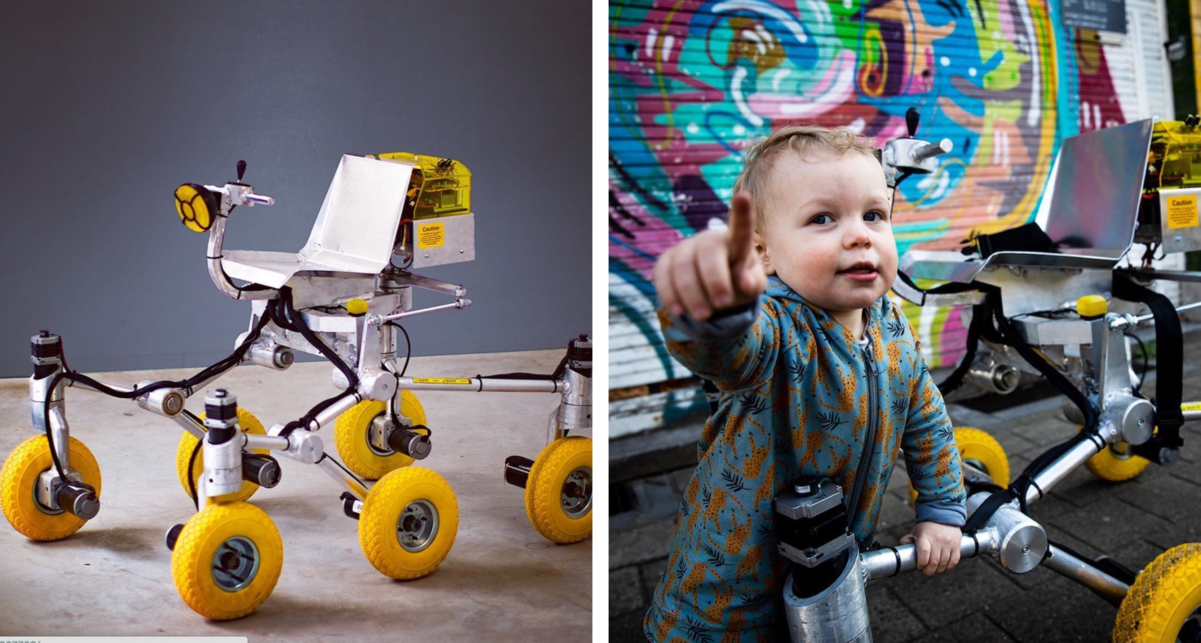 Houston, This Dad Just Built A Drivable Mars Rover For His Son. Over. [WATCH]