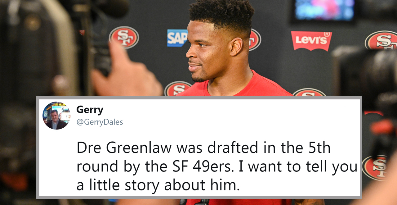 Dad tweets About Dre Greenlaw