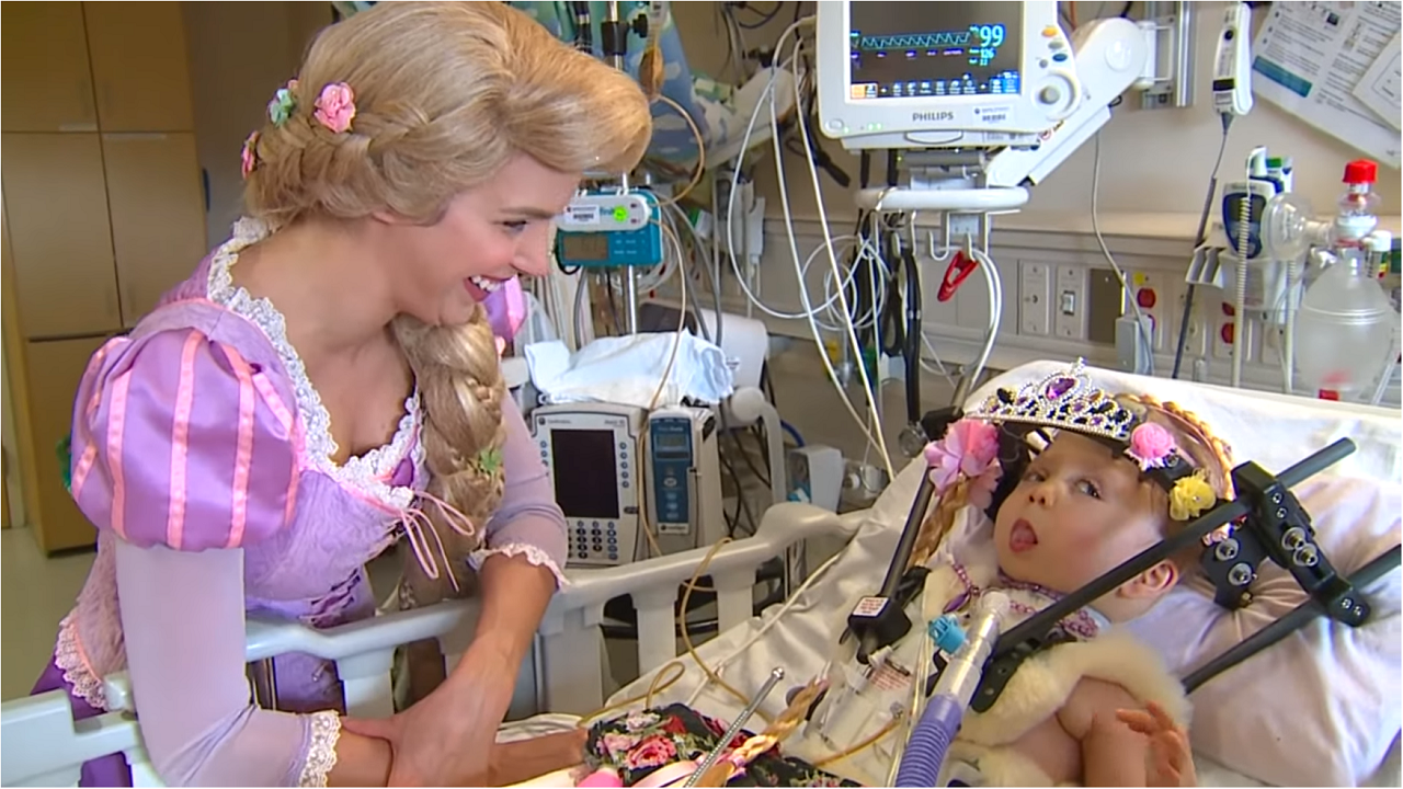 Princess Party for 2yo Spinal Surgery Patient