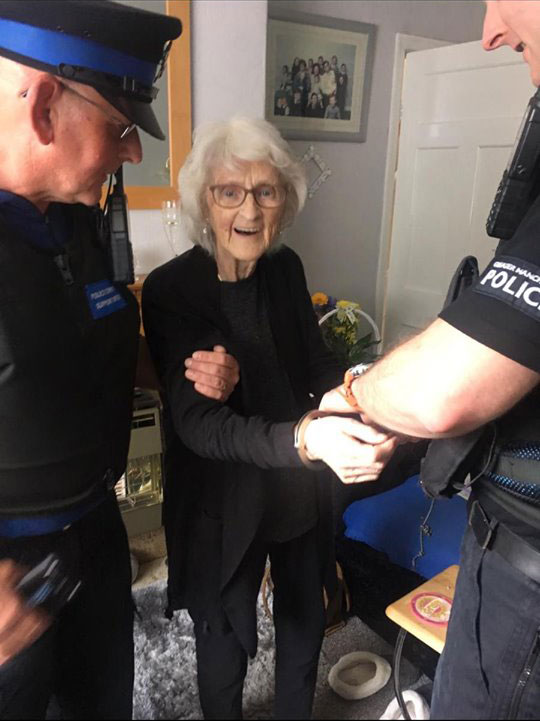 Grandmother arrested to cross it off her bucket list