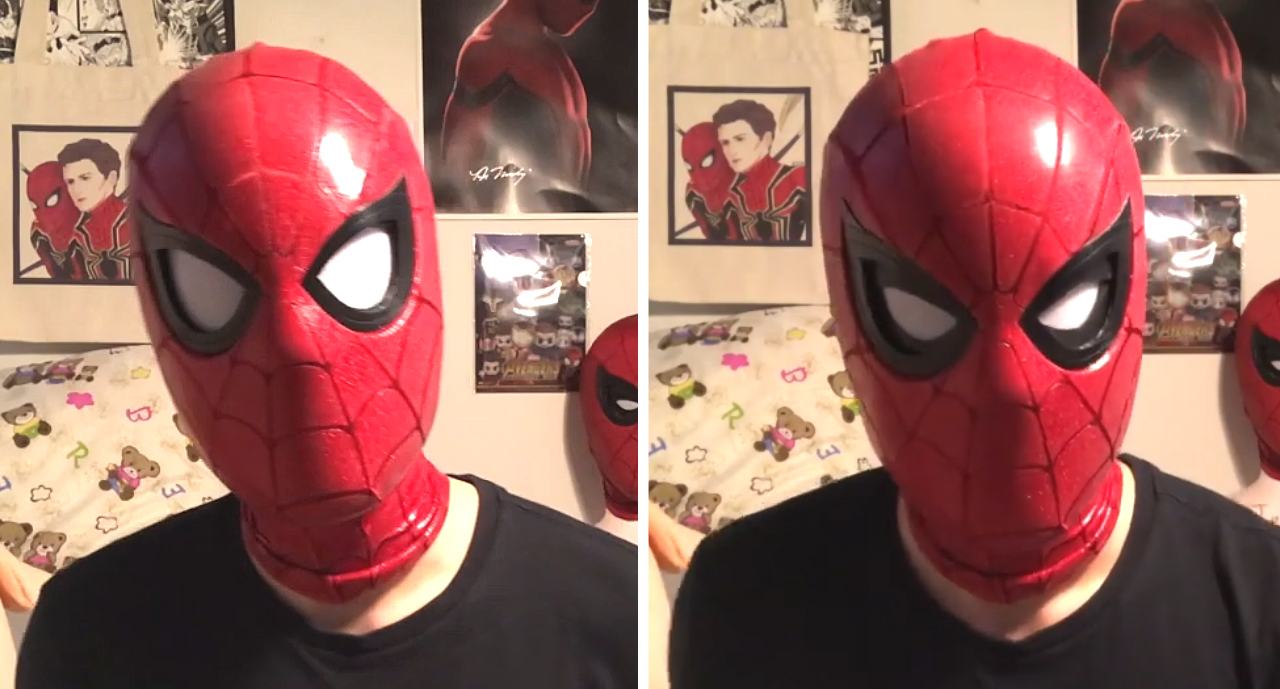 Spider-Man Mask Mechanical Lenses