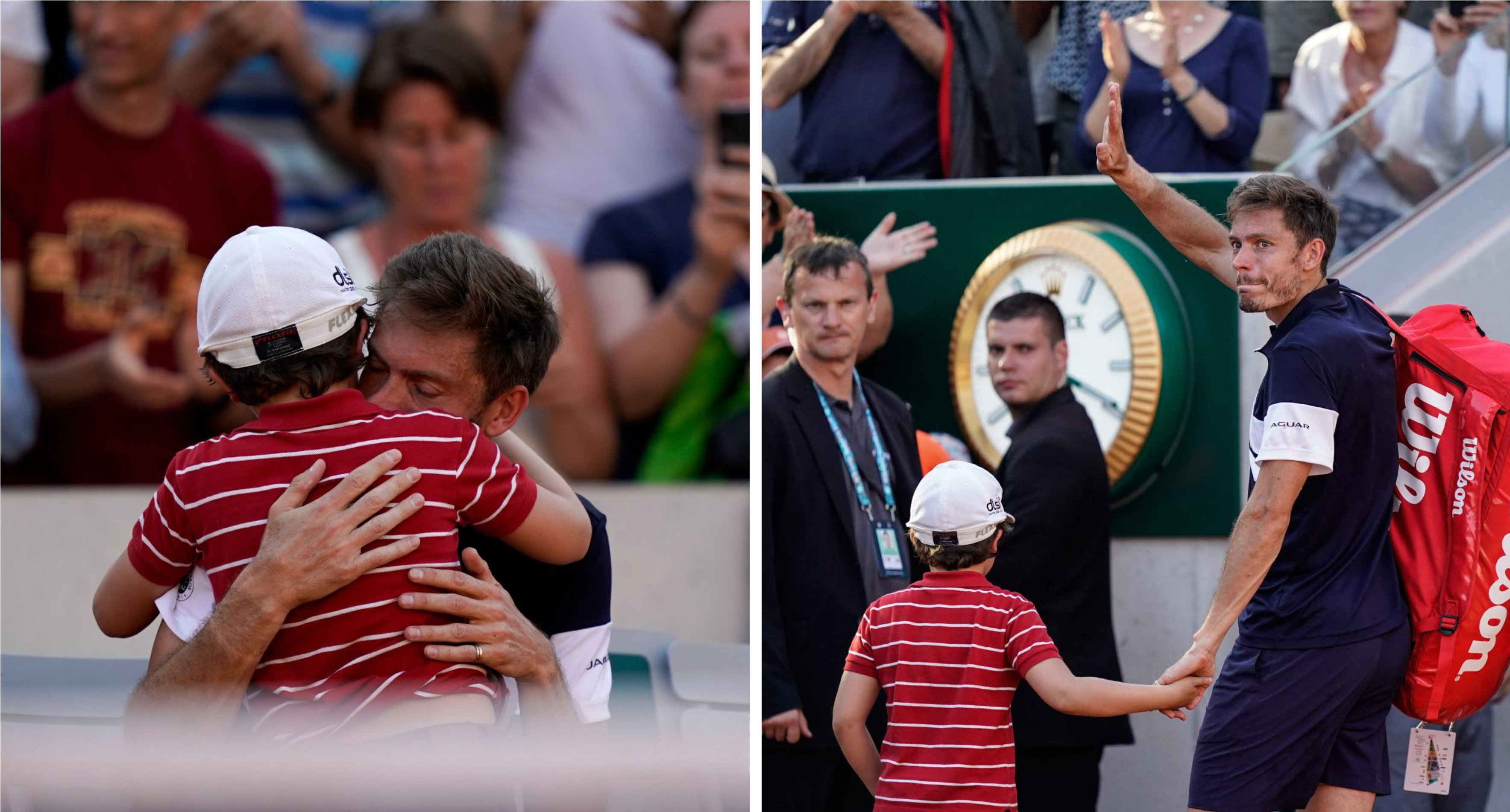 Father and Son's Hug Proves the French Open Can Be Won With Love