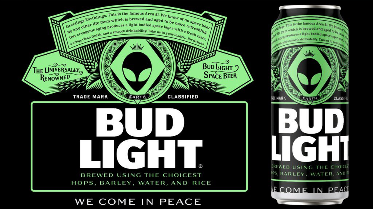 Bud Light Confirms Existence of Area 51 Can