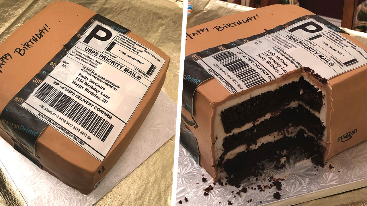 Amazon Package Cake