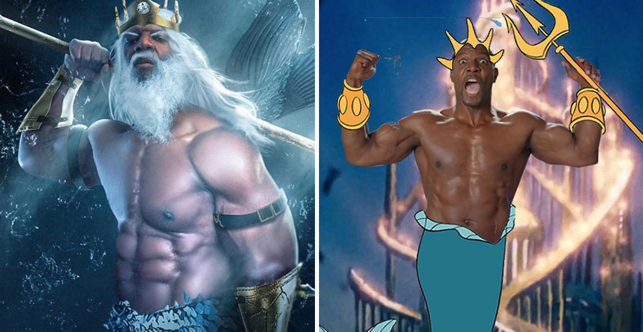 Terry Crews as King Triton