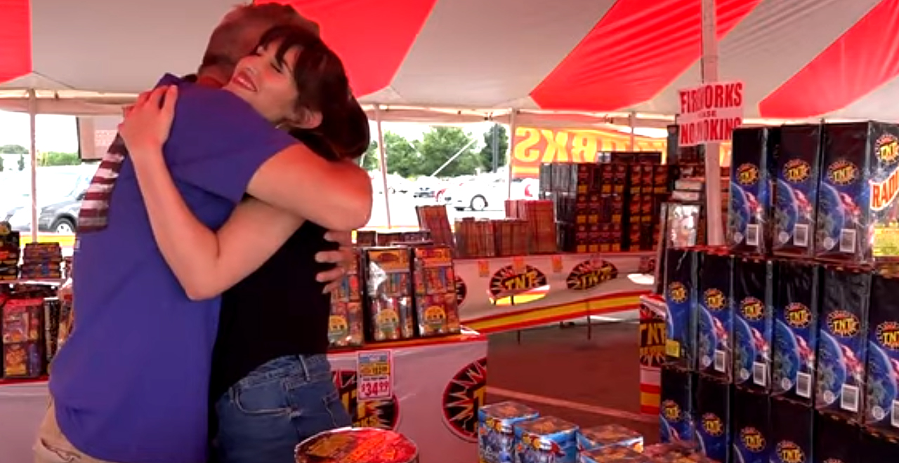 Dad Sells Fireworks to Fund Wedding