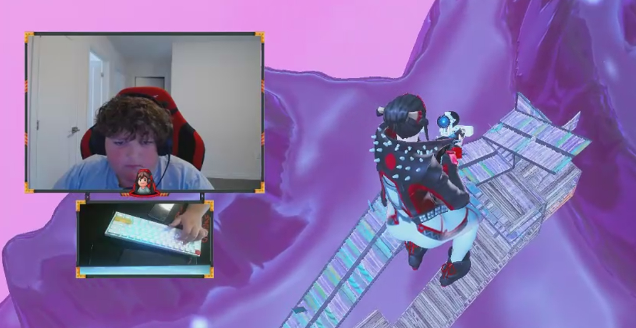 13yo zyl Livestreams Fortnite for Dad